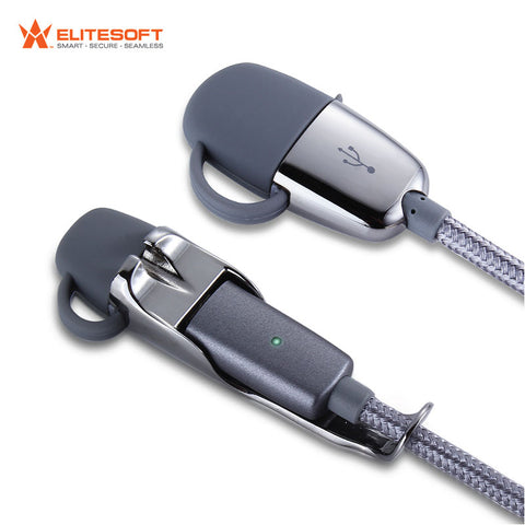 Elitesoft 2in1 Transform USB Cable with Lightning & Micro USB