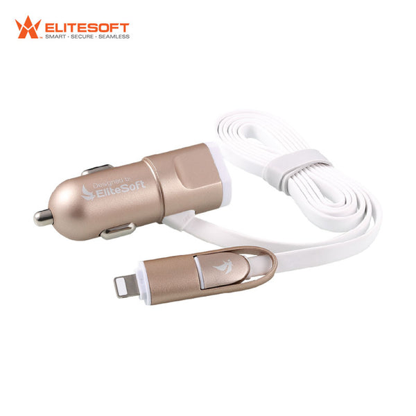 [2 in 1] Elitesoft Combo Car Charger