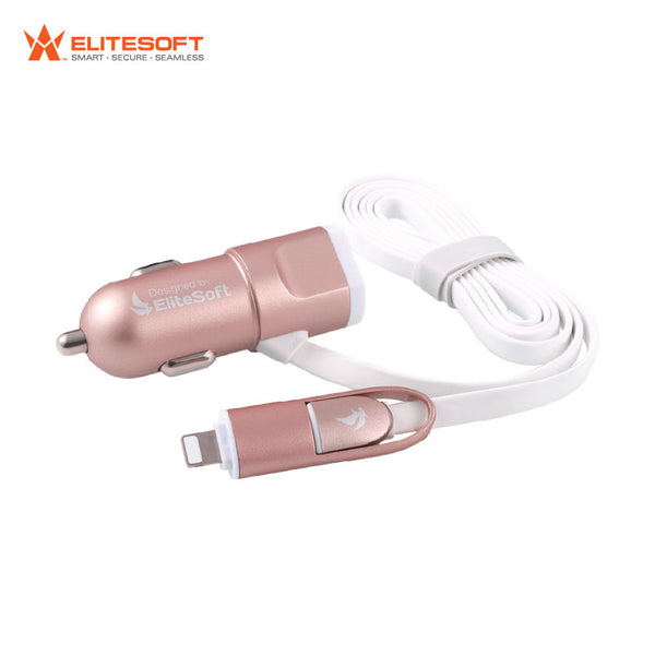 [2 in 1] Elitesoft Combo Car Charger